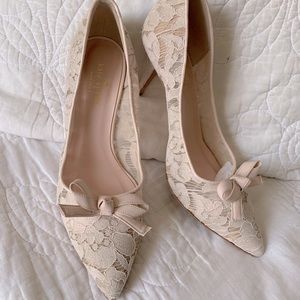 KATE SPADE ♠️ Lacy Blush Pink Heels/Pumps